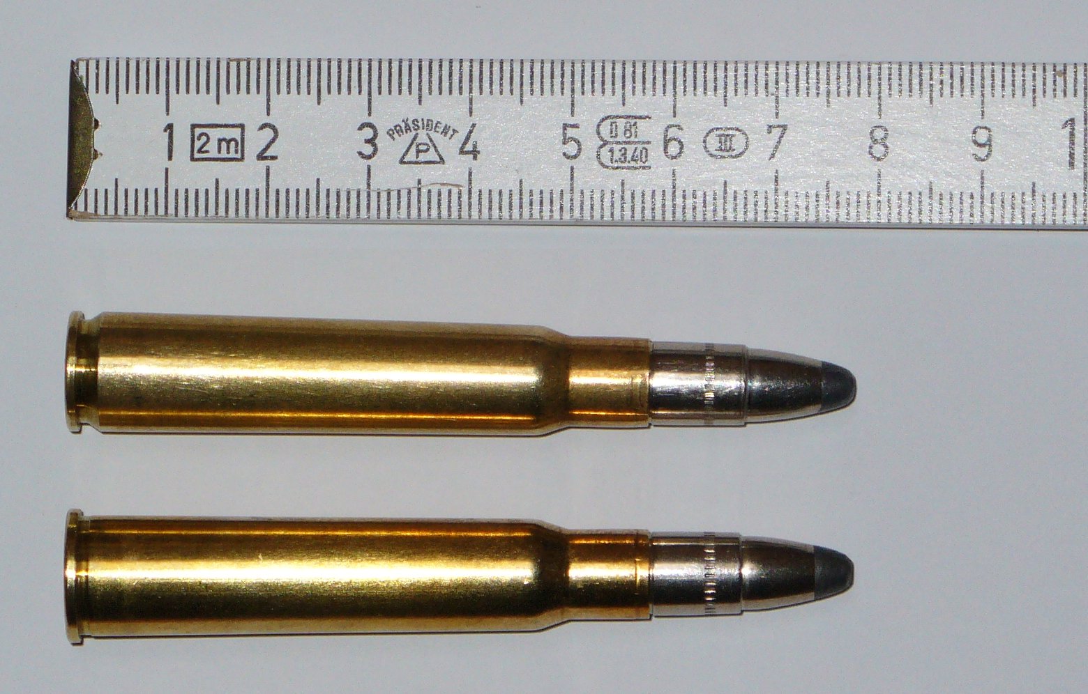 Náboje ráže 8 x 57 IRS a jejich rozměry