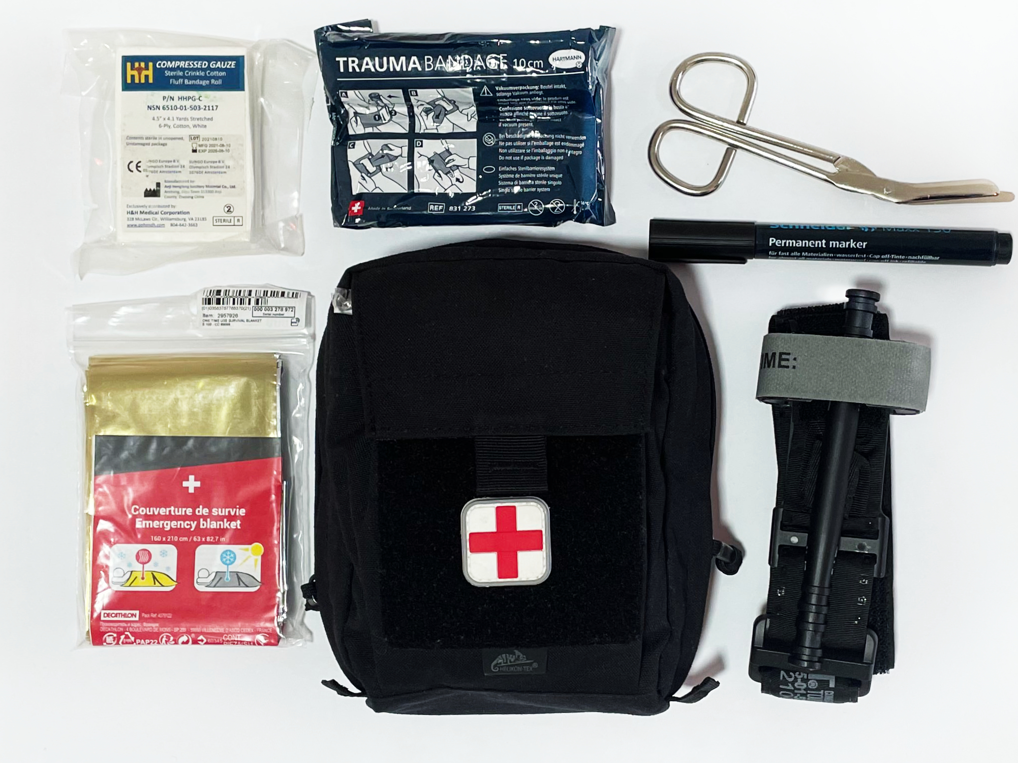 Individual First Aid Kit s obsahem