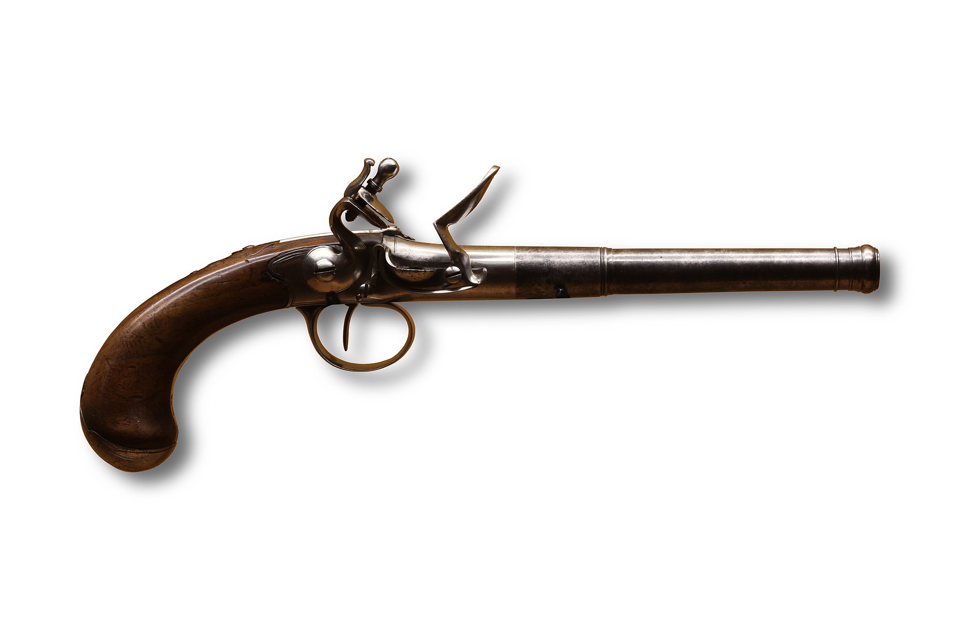 Pistol s křesadlovým mechanismem