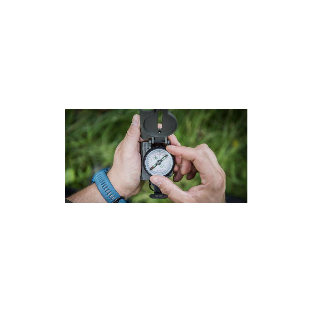 Luminesenční Kompas Ranger Compass Mk2, kovový, Helikon, šedý | Army ...