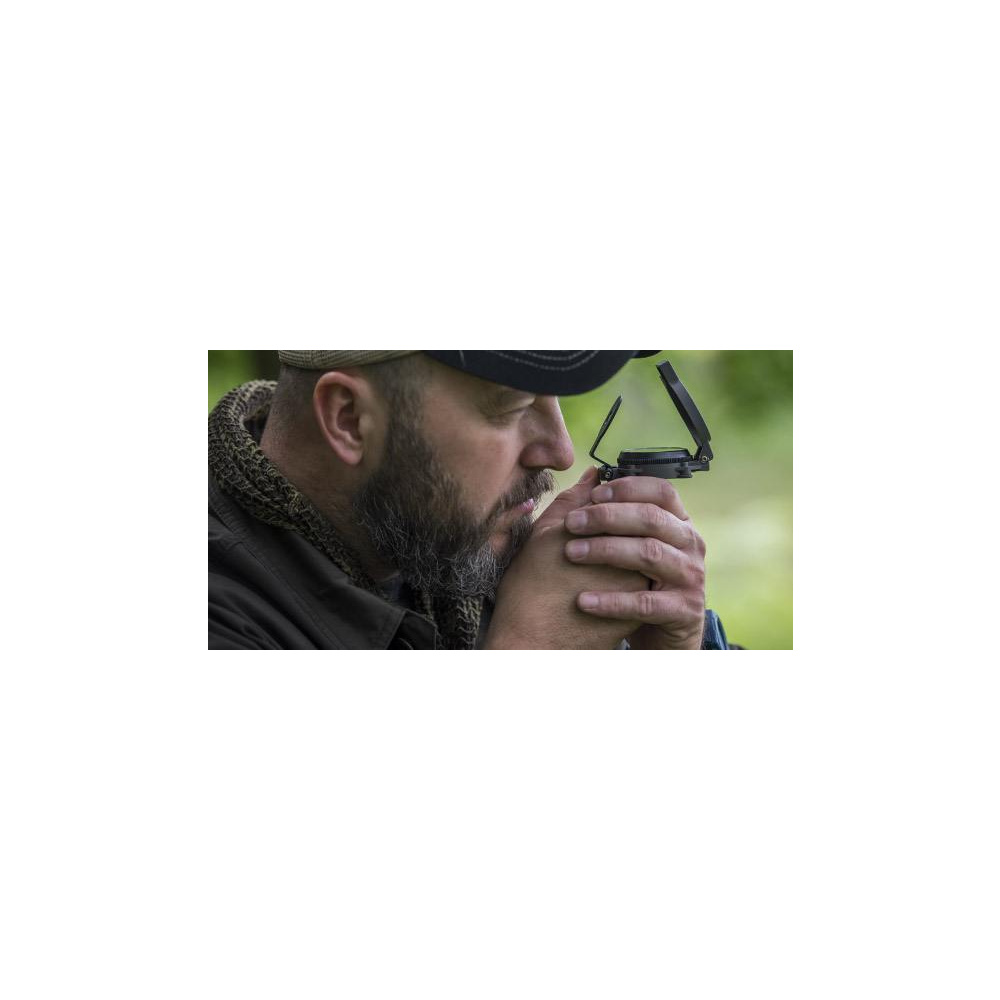 Luminesenční Kompas Ranger Compass Mk2, kovový, Helikon, šedý | Army ...