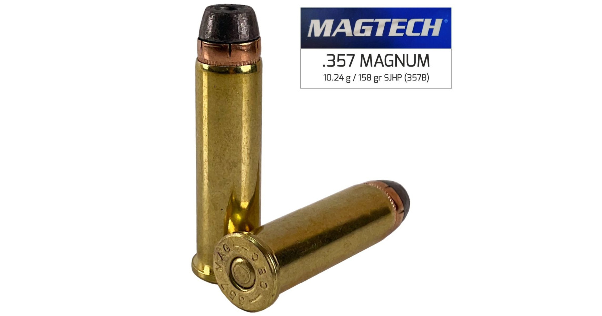 Revolverové náboje 357 Magnum SJHP, 158 gr, 50 ks, Magtech | Army shop ...