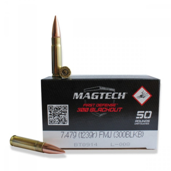 Puškové náboje 300 AAC Blackout HPFB, 123 gr, 50 ks, Magtech