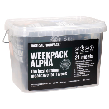 Set 21x Survival MRE dehydrovaného jídla - Weekpack Alpha, Tactical Foodpack