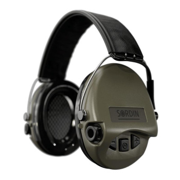 Elektronická sluchátka Supreme Pro, MSA Sordin, Zelená