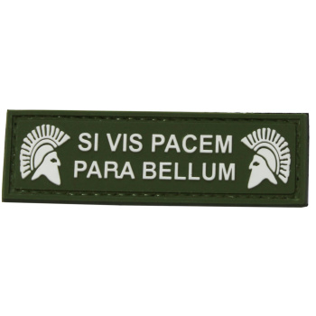 PVC nášivka SI VIS PACEM PARA BELLUM, Spartan