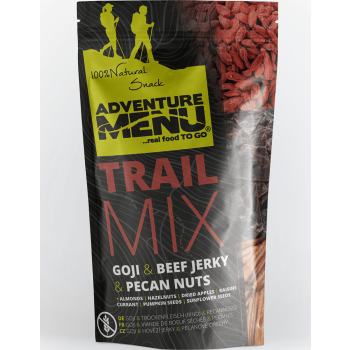 Trail Mix - goji, hovězí jerky, pecanové ořechy, 50 g, Adventure Menu