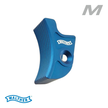 Jazýček spouště Walther Expert trigger curved M, modrý, Walther