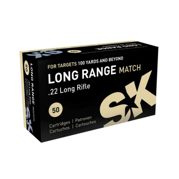 Malorážkové náboje SK 22 LR Long Range Match, 40 gr, 50 ks, Lapua