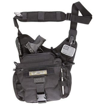 Taktická taška přes rameno Push Pack, 6 L, 5.11, černá