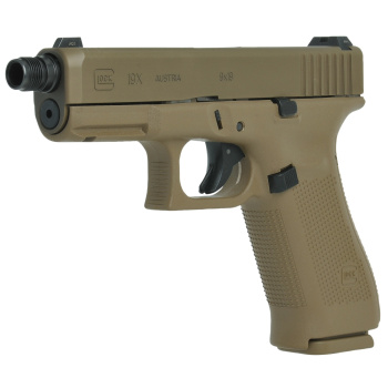 Pistole Glock 19 X se závitem M13,5x1L, 9 mm Luger