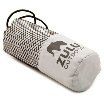 Rychloschnoucí outdoorový ručník Light, 60 x 120, Zulu, šedý