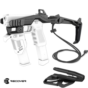 Konverze Recover pro pistole Glock, souprava s raily, popruhem a pouzdrem G7, černá, Recover Tactical