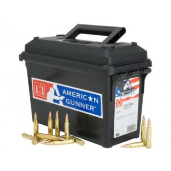 Puškové náboje 223 Rem. American Gunner HP Match, 55 gr, 247 ks, Hornady