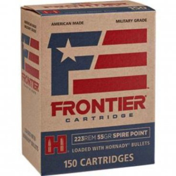Puškové náboje 223 Rem. Frontier SP, 55 gr, 150 ks, Hornady