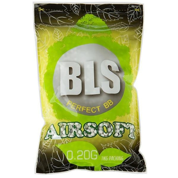 Airsoft kuličky 6mm BLS Bio 0,20g, 5000 ks, 1kg