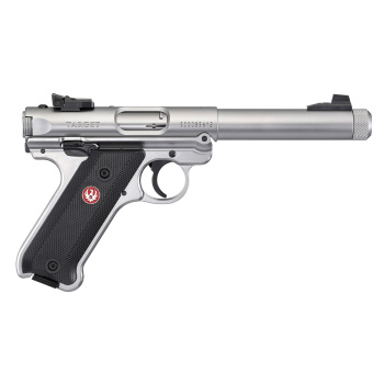 Pistole Ruger MK IV Stainless, 22 LR, se závitem