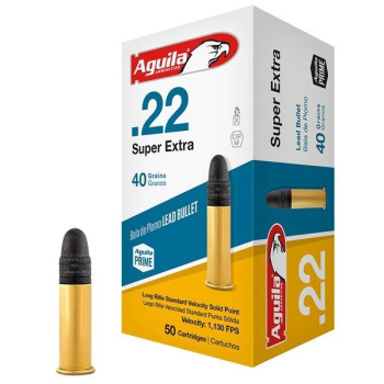 Malorážkové náboje 22 LR Super Extra SV, 40 gr, 50 ks, Aguila