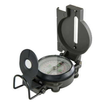 Luminesenční Kompas Ranger Compass Mk2, kovový, Helikon, šedý