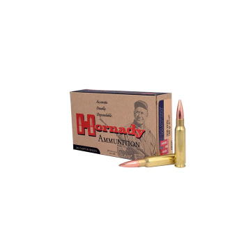 Puškové náboje 308 Win. BTHP Match, Hornady, 168 gr, 20 ks