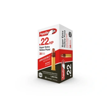 Malorážkové náboje 22 LR Super Extra HP HV, 38 gr, Aguila