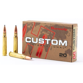 Puškové náboje 30-06 Spring. Custom International SP, 180 gr, 20 ks, Hornady