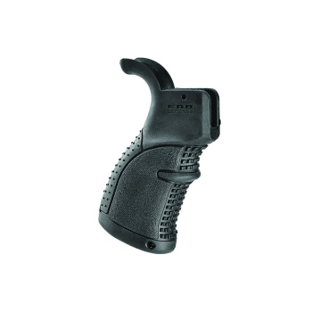 Pogumovaná pistolová rukojeť AGR-43 pro AR15, černá, FabDefense