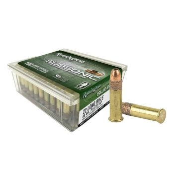 Náboj kulový Remington, Subsonic, .22LR, 40GR (3,36g), CPHP, 100ks