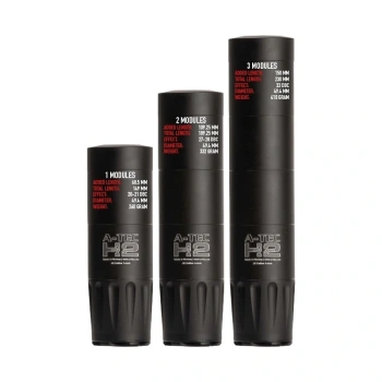Tlumič H2 Mega, tří modulový, pro ráže do 6,5 mm, A-TEC