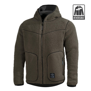 Bunda Ianos Sherpa 2-in-1 Reversible Fleece Jacket, Pentagon