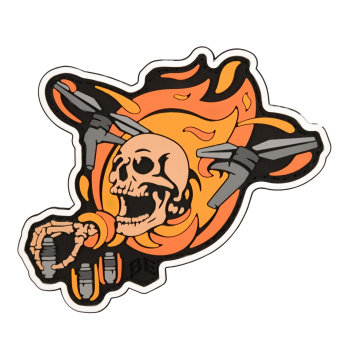 PVC nášivka "Skull-Drone", Brand Element