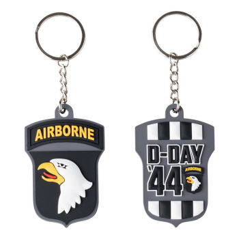 3D PVC Klíčenka "101st Airborne D-Day 44", Fostex WWII Series