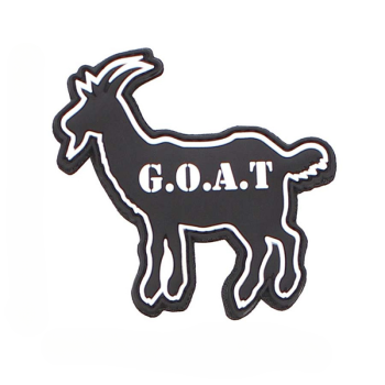 3D PVC nášivka G.O.A.T., 101 INC