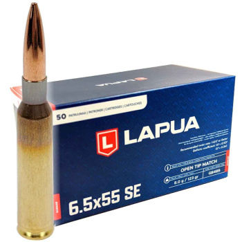 Puškové náboje Lapua 6,5x55 SE Scenar, OTM