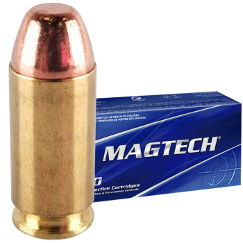 Náboje 40 S&W FMJ-FLAT, 180 gr, 50 ks, Magtech