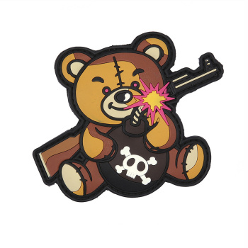 3D PVC nášivka Terror Teddy, 101 INC