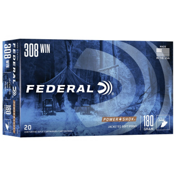 Náboj kulový Power Shok, .308 Win., 180GR (11,6g), Federal