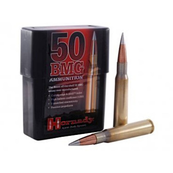 Kulový náboj Match .50 BMG A-MAX Match, 750 GR (48,5g), 10 ks, Hornady