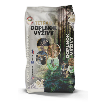 Bílkovinný koncentrát pro spárkatou zvěř – parožení, TETRAO, 25 kg