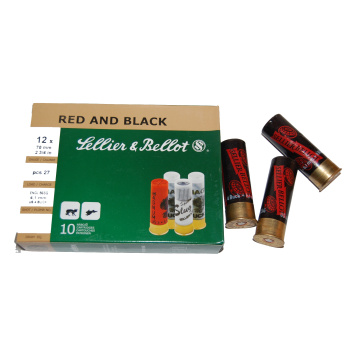 Brokové náboje ráže 12/70 Red and Black, 6,1 mm, 35,4 g, 10 ks, Sellier & Bellot