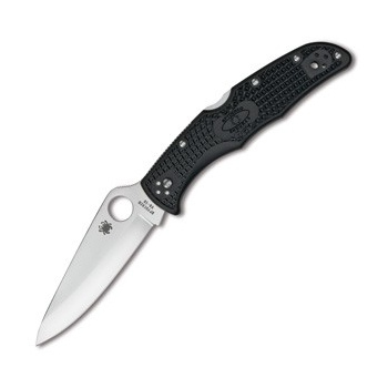 Nůž Spyderco Endura 4, hladké ostří, černá rukojeť FRN