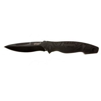 Nůž Walther TFK černý, hladké ostří