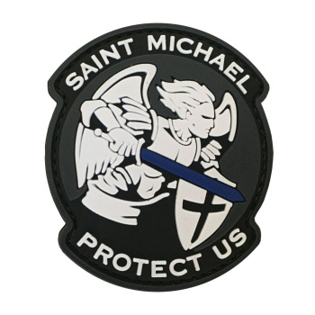 PVC nášivka Saint Michael, Protect us