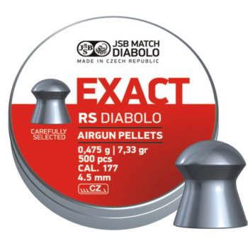 Diabolo JSB Exact RS, ráže 4,52 mm (.177), 500 ks