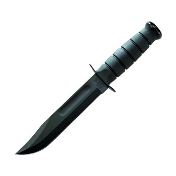 Bojový nůž Ka-Bar Black, hladké ostří, kydexové pouzdro