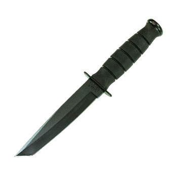 Bojový nůž Ka-Bar Short Black Tanto, hladké ostří