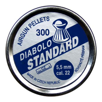 Diabolo Standard, ráže 5,5 mm (.22), 300 ks, Kovohutě Příbram