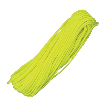 Padáková šňůra Parachute Cord 30 m, neon žlutá