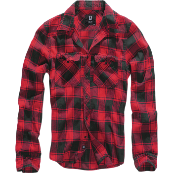 Pánská košile Check Shirt, Brandit, černo-červená, M