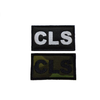 Nášivka CLS (Combat Life Saver), černý podklad